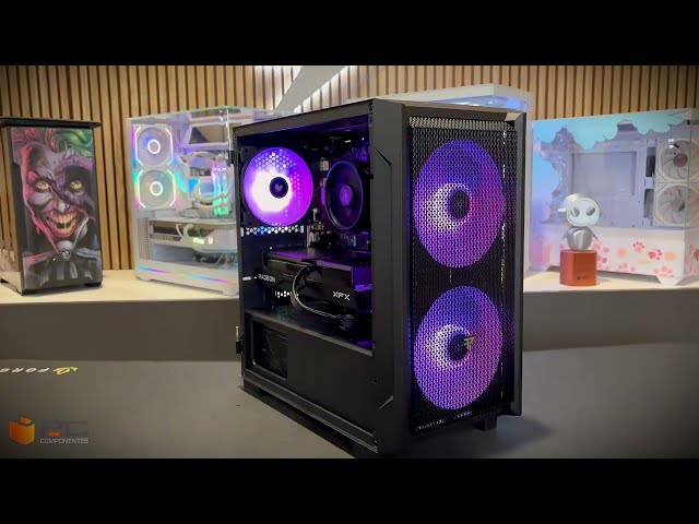 PC de bureau PcCom Lite AMD Ryzen 5 8400F 16GB 1TB SSD RX 9060 XT video