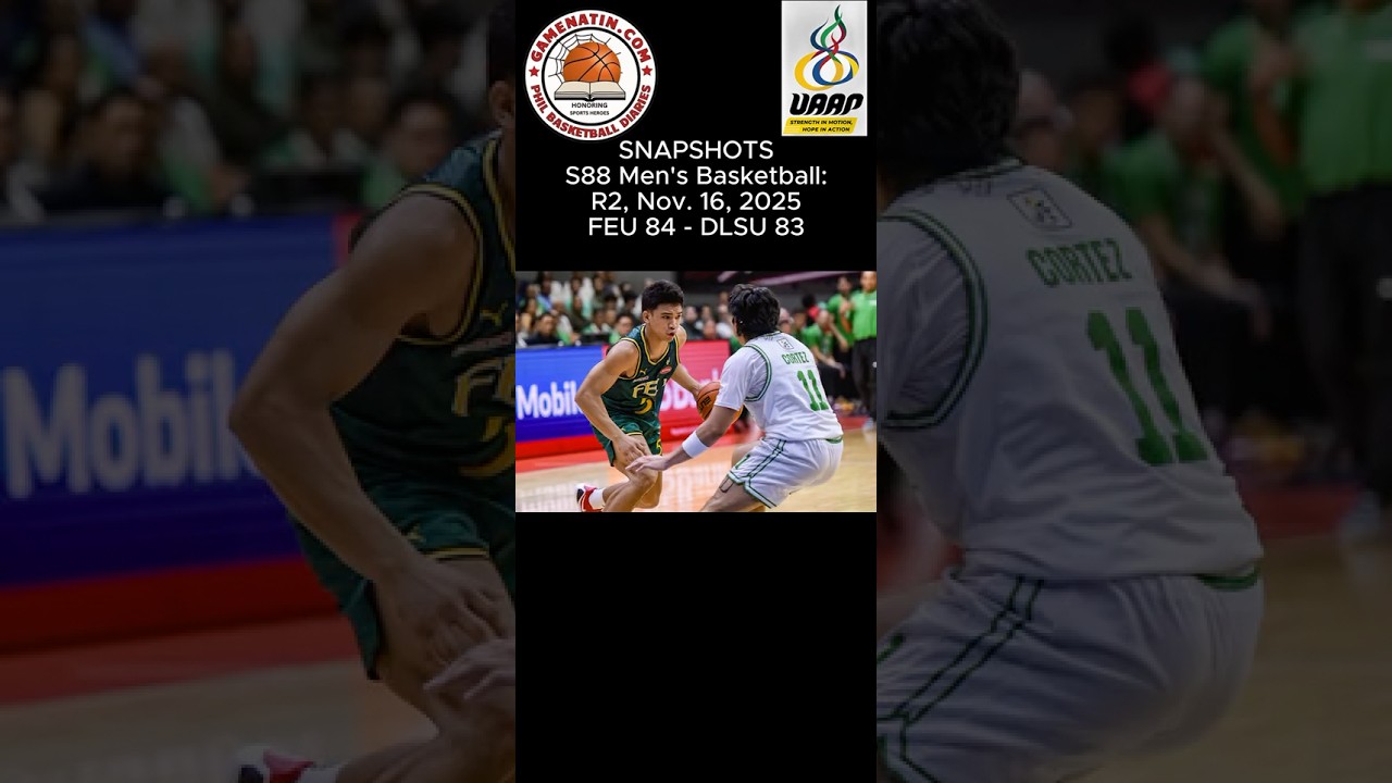 Snapshots: Men's Basketball - FEU 84 - DLSU 83