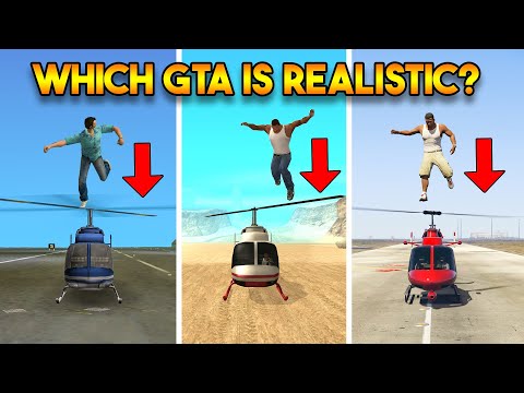 WHICH GTA IS MORE REALISTIC? (COMPARING GTA 5, GTA 4, GTA SAN ANDREAS, GTA VC, GTA 3)