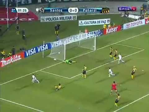 Santos 2 - 1 Peñarol Copa Libertadores 2011