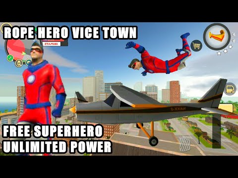Free Superhero Unlimited power Rope Hero Vice Town Mod #18 | by #Naxeex | Best Android GamePlay FHD