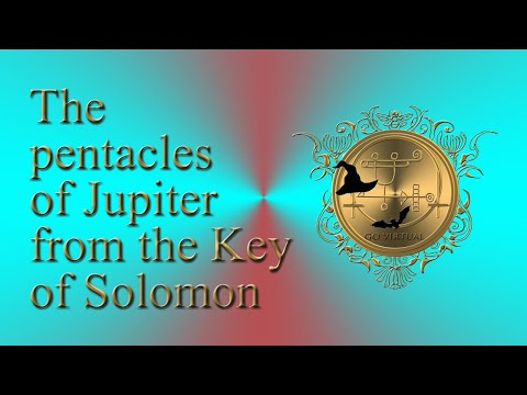 The Wealth pentacles of Jupiter from the Key of Solomon. See more Solomon pentacles videos below! Video