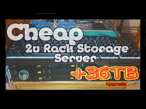 Cheap 2u Rack Storage Server - EMC Avamar - Dual Xeon E5-2650 - 8C 16T CPU's @2Ghz, 64GB DDR3, 36TB