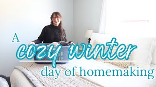 Cozy Homemaking & Exciting Updates | Homemade Chili & Peach Crisp Recipe