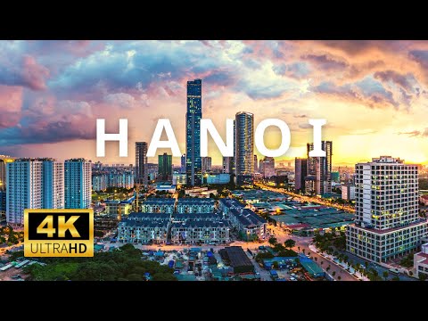 Hanoi, Vietnam 🇻🇳 in 4K ULTRA HD 60 FPS by Drone