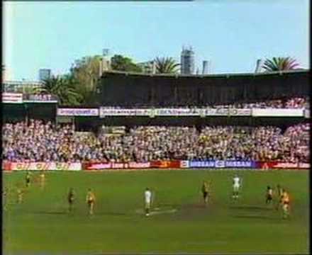 VFL football R 5 1985 Hawthorn v Richmond