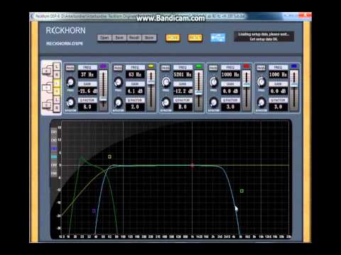 3 Wege Lautsprecher Einstellung mittels digitaler Frequezweiche mit unserer neuen Software