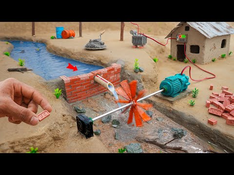 diy making Free Electricity from water science project  ⁨@sanocreator