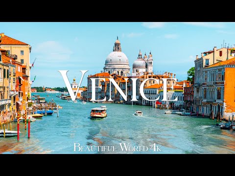 Venice 4K Relaxation Film - Relaxing Piano Music - Travel City