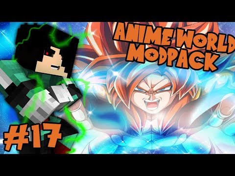 8 INNER GATES & SSJ4 BOOST! || Minecraft Anime World Modpack Episode 17