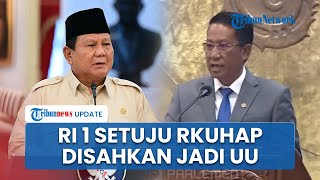 Era Baru Penindakan Hukum di Indonesia, Menkum Sebut Presiden Prabowo Setuju RKUHAP Disahkan Jadi UU