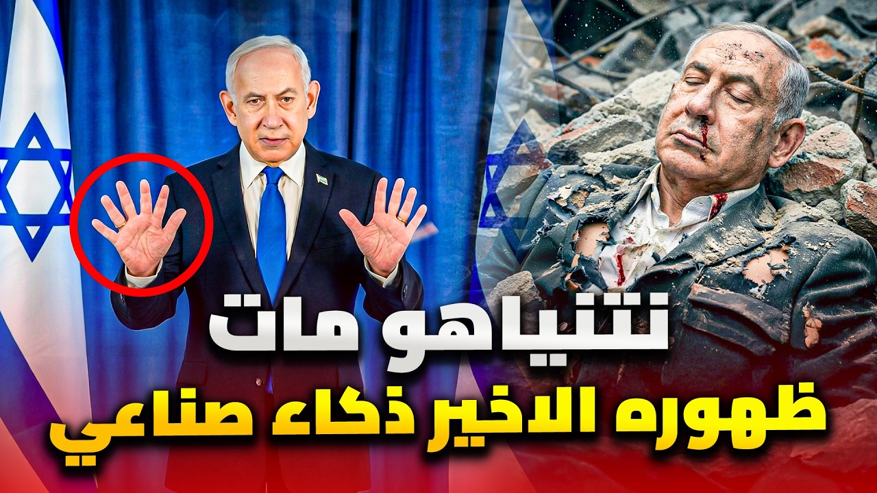 اصبع سادس في يد نتنياهو يكشف زيف ظهوره الاخير .. نتنياهو مات بصواريخ إيران