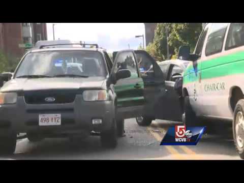 Bullets fly in Roxbury causing chain-reaction crash