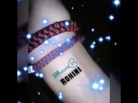 Rohini name tattu animation