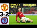 Manchester United vs Aston Villa 3-2 - All Goals and Highlights - 2023 🔥 GARNACHO