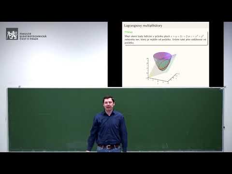 doc. M. Bohata: Matematická analýza 2 – cv. [06 – Lagrangeovy multiplikátory, LS 20/21] 🦠