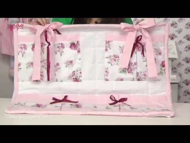 Porta Treco Floral Rosa | Ref: 47265