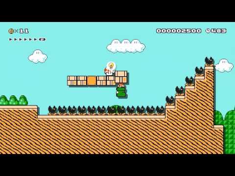 Part of a video titled Super Mario Maker: How to unlock all items on the first day - YouTube