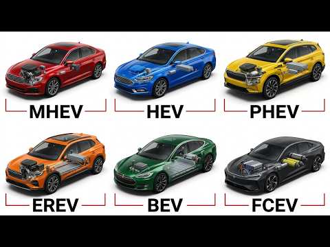 Every HYBRID And ELECTRIC Car Type Explained IN 17 Minutes