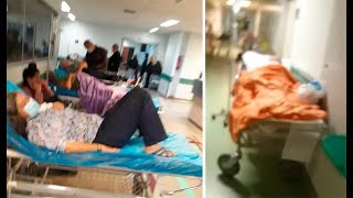 Krankenhäuser in Athen: Trage in Covid-Kliniken, 20 Stunden Wartezeit auf Verlegung