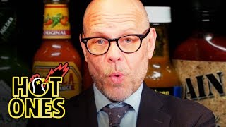 Hot Ones - Alton Brown Rigorously Reviews Spicy Wings