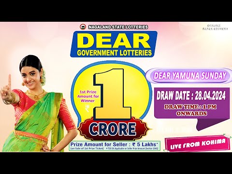 LOTTERY LIVE DEAR LOTTERY SAMBAD 1PM LIVE DRAW TODAY 28/04/2024 - Will You Are the Next Crorepati?