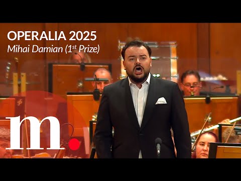 Mihai Damian (1st prize) at Operalia, the World Opera Competition 2025