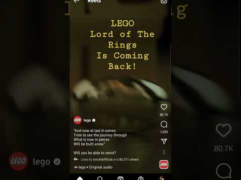 LEGOLord of The Rings is Coming Back! #shorts2022