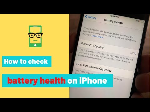 How to check battery health iPhone | iPhone check battery health |