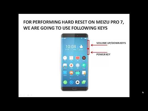 Meizu Pro 7 Hard Reset