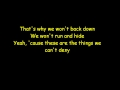 Rise Against- Satellite (lyrics) 