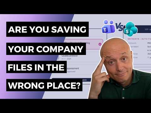 SharePoint vs Teams: Where should your company documents REALLY go?