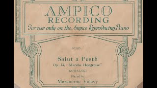 Salut a Pesth Op.13: Autor Kowalski/M.Volavy en Pianola desde Viedma, Argentina