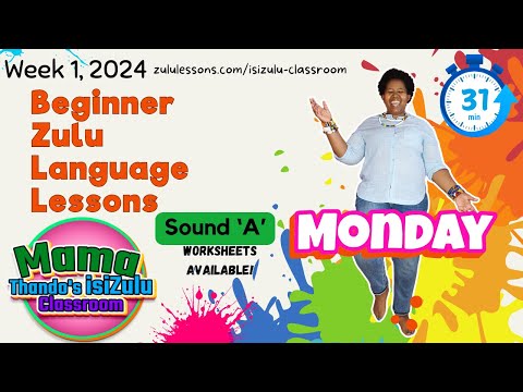 Zulu Monday Primary School | Zulu Language Lessons | Learn at Home | uMsombuluko