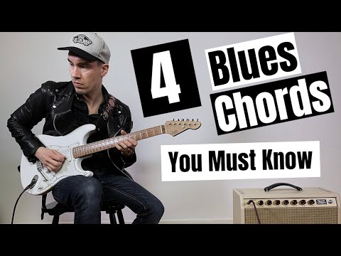 4 Blues Guitar Chords You MUST Know!