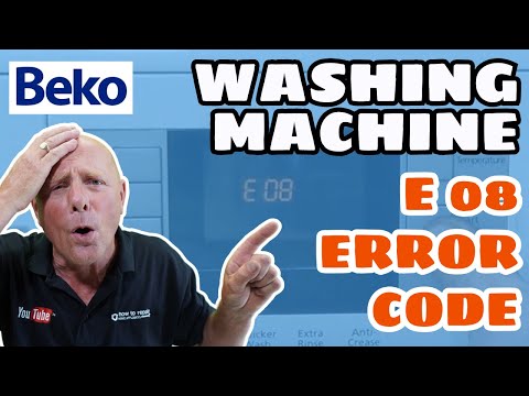 Beko-Waschmaschine der WMB-Serie füllt sich nicht mit Wasser. Fehlercode E08