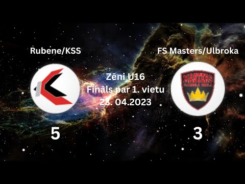Floorball U16 Rubene/KSS - FS Masters/Ulbroka 24.04.2023 FINĀLS Highlights