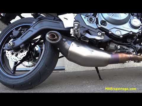 Exhaust stock VS Akrapovic Kawasaki Z650