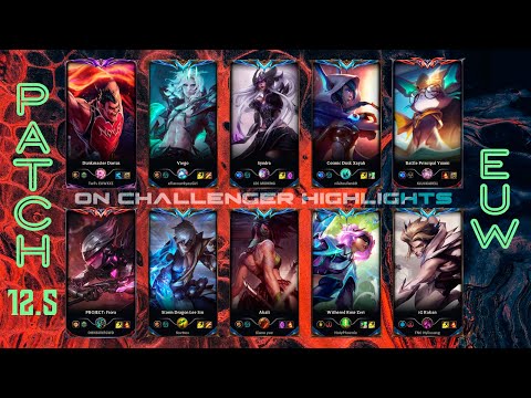 EUW Challenger Match #376 Highlights Patch 12.5