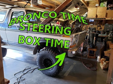 1978 FORD BRONCO STEERING BOX REMOVAL