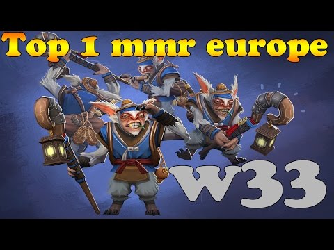 Dota 2 - w33 top 1 mmr europe plays Meepo vol 5# - Ranked Match!