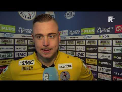 Roy Kortsmit na afloop van Sparta - Feyenoord