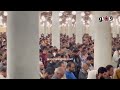 ليلة ترجى فيها القدر، آلاف المصلين يملأون مسجد عمرو بن العاص في صلاة العشاء والتراويح (فيديو وصور)