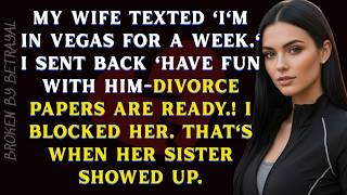 My Wife Texted 'I'M IN VEGAS FOR A WEEK.' I Sent Back 'Have Fun With Him—Divorce Papers.. Life Story