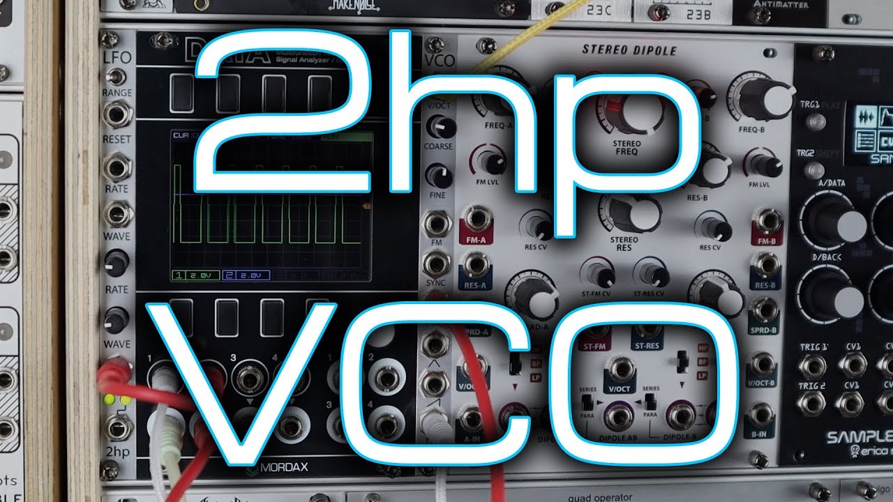 2hp VCO // 'Classic' Curtis CEM3340 Eurorack oscillator