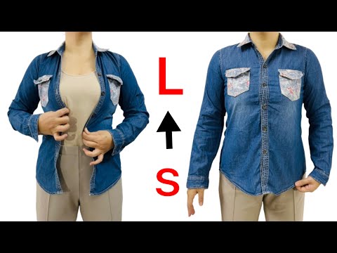 ✅Tips to enlarge a shirt from size S to size L (10cm to 15cm) for the best results