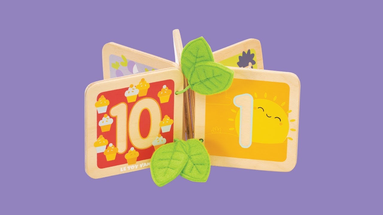 Le Toy Van Petilou Dřevěná knížka počítání