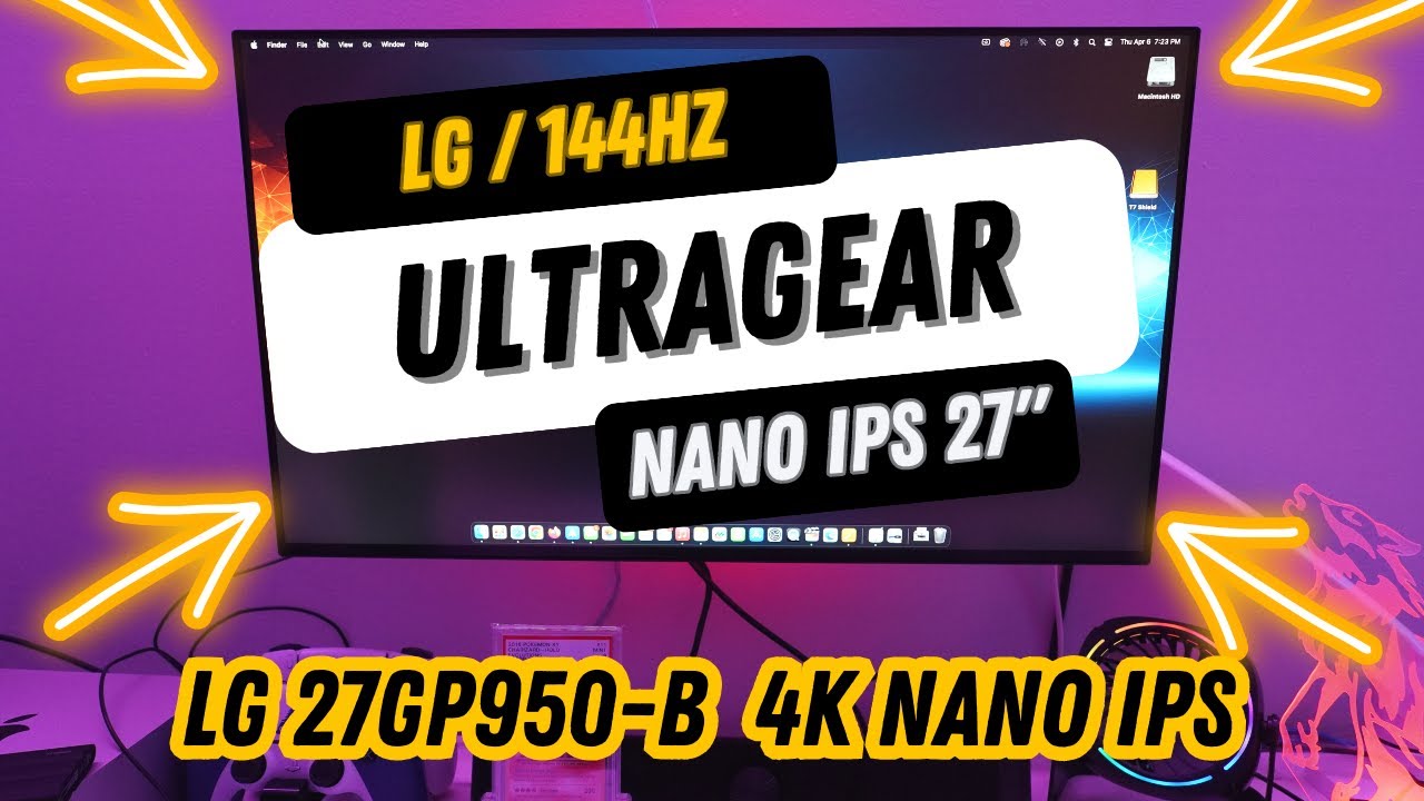 LG 27" UltraGear 4K Nano IPS Gaming Monitor : 27GP950-B Unboxing & Review 2023