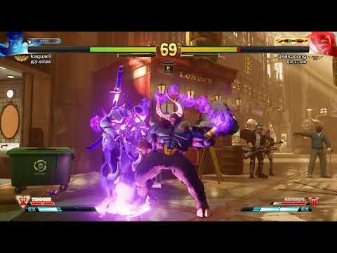 SFV AE 2018-01-28 kaquarii (M.Bison) vs ps4spoong (Nash)