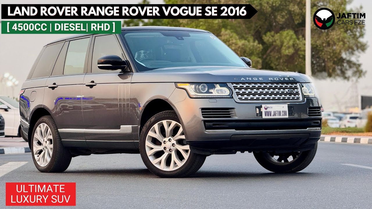 Land Rover Range Rover RANGE ROVER VOGUE SE LUXURY INTERIOR | 4WD | 4.5L DIESEL ENGINE | AUTO GEARBOX | RHD | 2016 video
